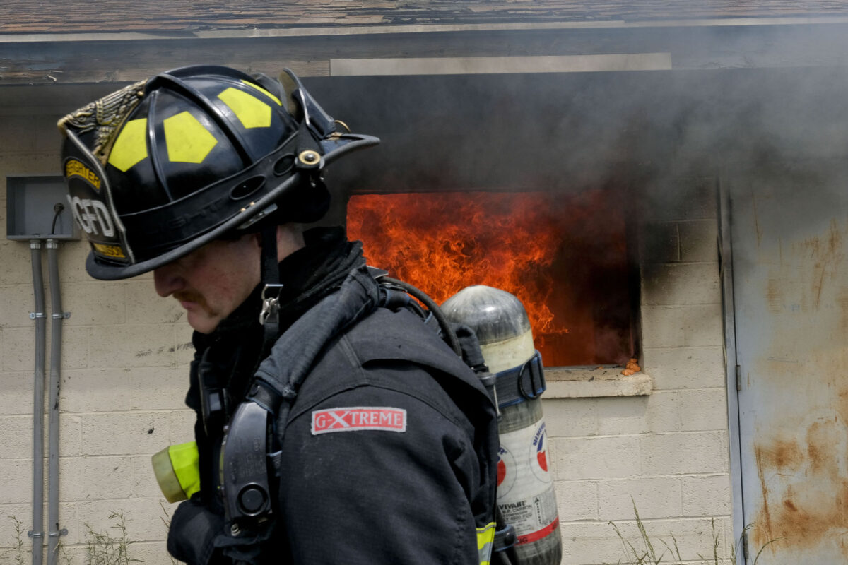 Firefighters train with live fire in Pleasant Grove News, Sports